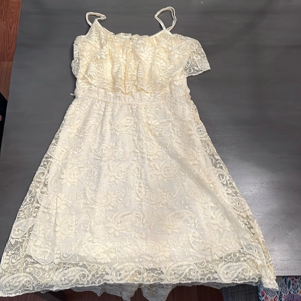 High low lacy dress